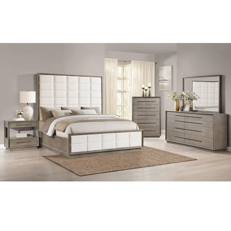 Durango 5-piece Queen Bedroom Set Washed Oak