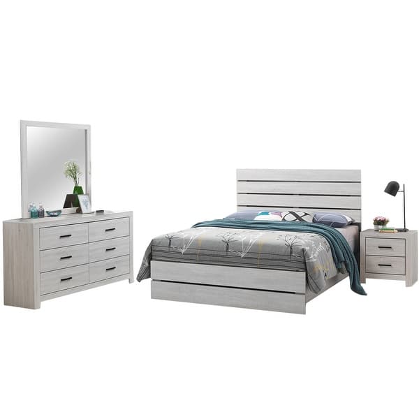 Brantford 5-piece Queen Bedroom Set Coastal White