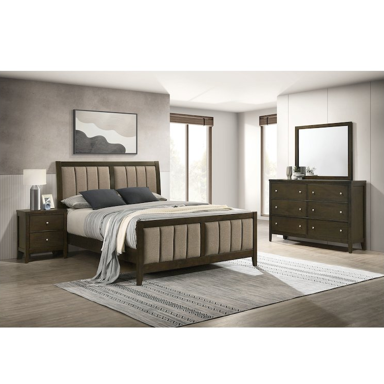 Wilkes 4-piece Queen Bedroom Set Dark Cocoa